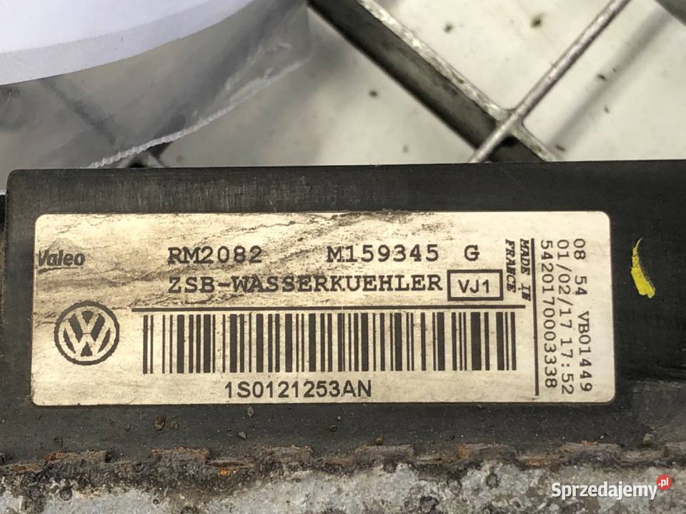 CHŁODNICA WODY SKODA CITIGO 10 60 1119 RADIATOR osobowe sprzedam