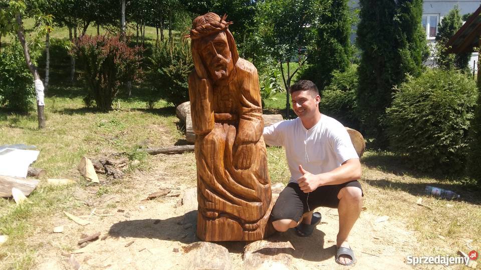 Rzeźba w drewnie Jakub Olejarz Jodłówka