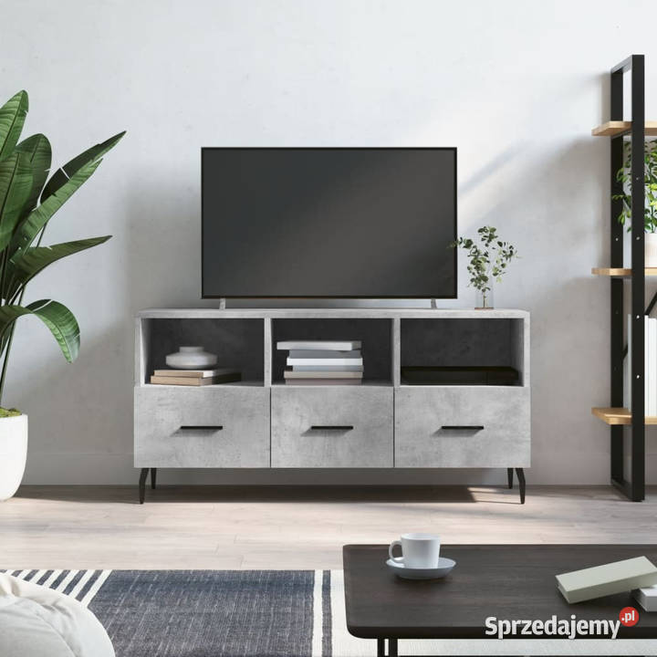 Szafka pod telewizor szarość betonu 102x36x50 Warszawa