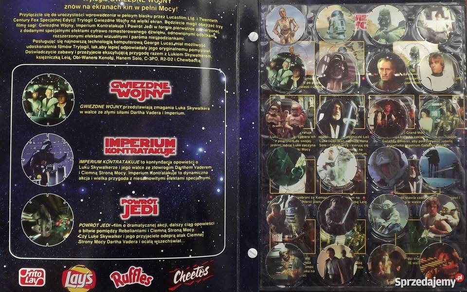 Tazo Star Wars Albumy Unikat kujawsko-pomorskie Bydgoszcz