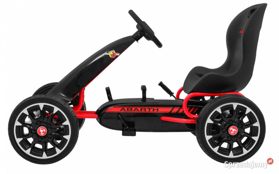 Gokart ABARTH czarny koła EVA 30 napęd Warszawa