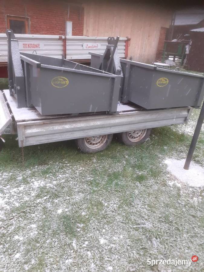 Skrzynia transportowa z wywrotem mechanicznym Czarny Dunajec sprzedam