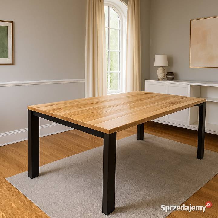 Stół Dębowy LOFT 100 Lite Drewno Różne Wymiary Stoły Kraków