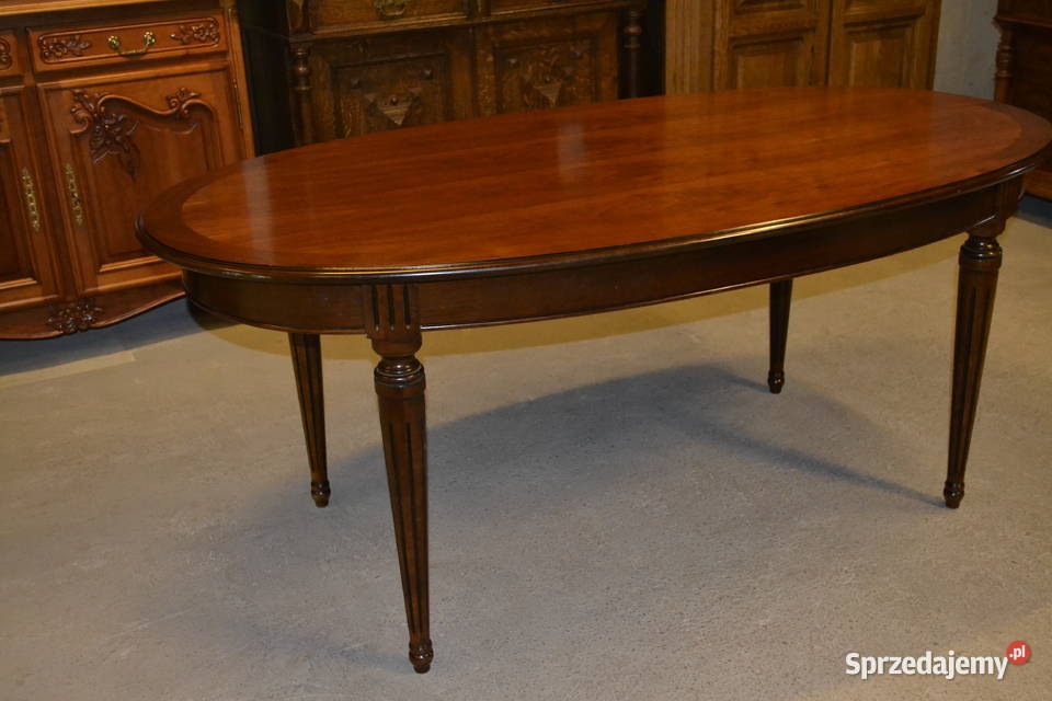 stół elipsa orzech Będzin