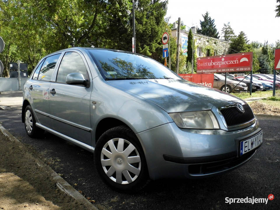 koda Fabia I 19992008 niebieski Łódź