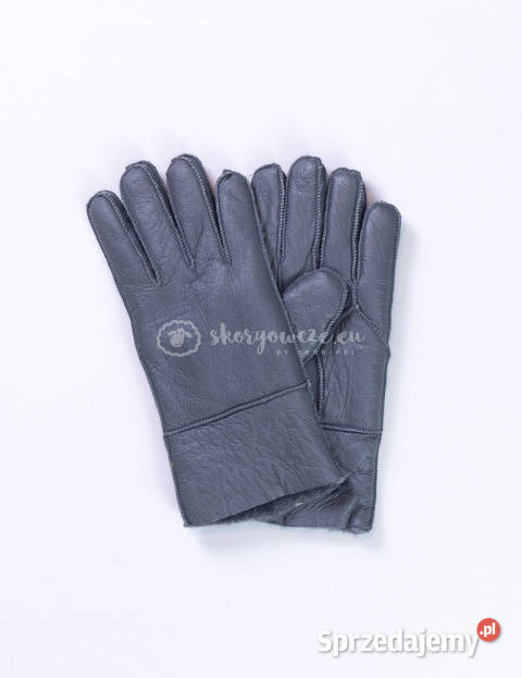 Skórzane rękawiczki męskie ze skóry jagnięcej Szaflary