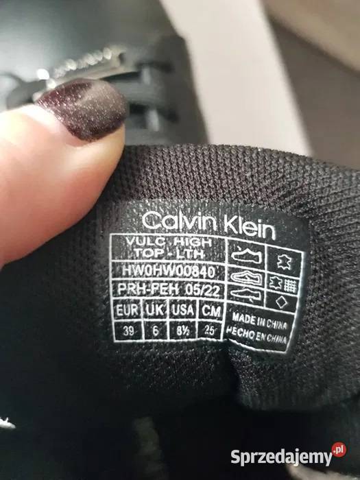 Sneakersy Calvin Klein r39skóra inna Obuwie sportowe Kostrzyn nad Odrą