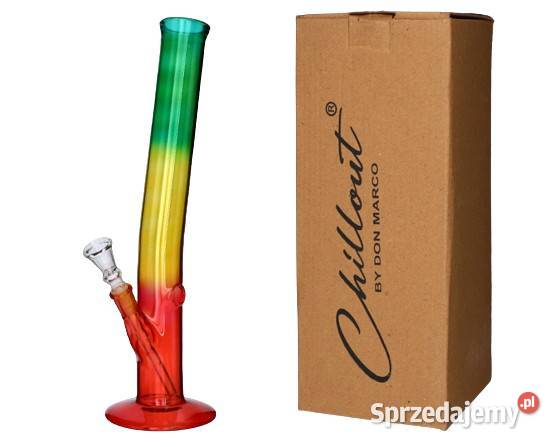 Wysokie Bongo Szklane Rasta 35 Fajka Wodna Duża Ostrowy nad Okszą