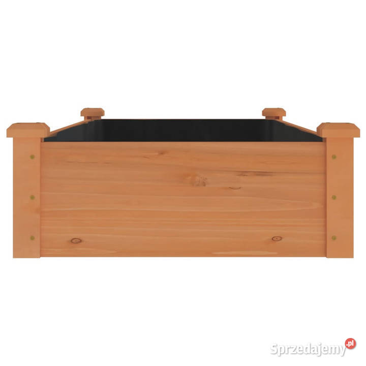 Podwyższona rabata z wyściółką brązowa 120x60x25 Warszawa