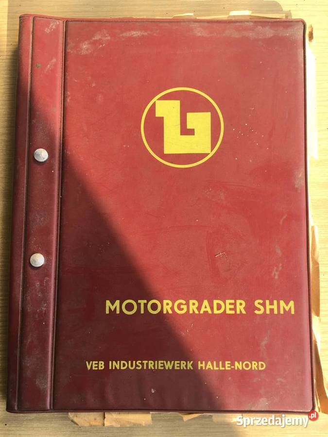 Motorgrader SHM Instrukcja serwisowa VEB sprzedam