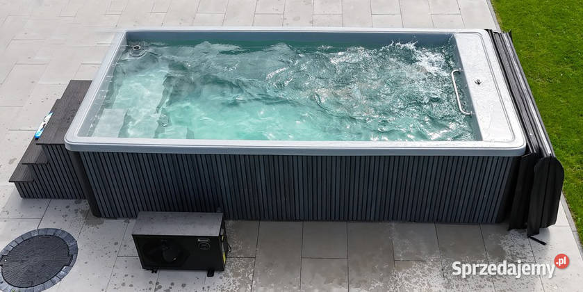 BASEN OGRODOWY 8000L Z ZABUDOWĄ DREWNIANA