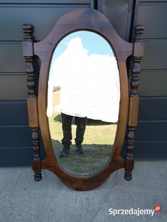 Stare drewniane lustro Aleksandrów Łódzki