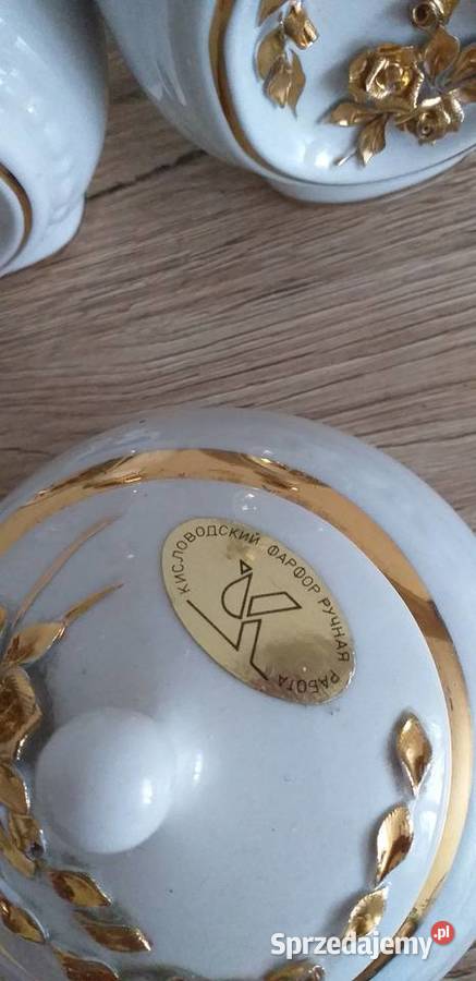 Porcelanowe pojemniczki prl Przedbórz