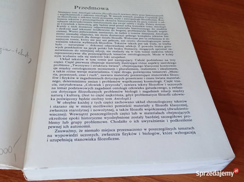 Ontologia antologia tekstów filozoficznych red Podręczniki pomorskie Gdańsk