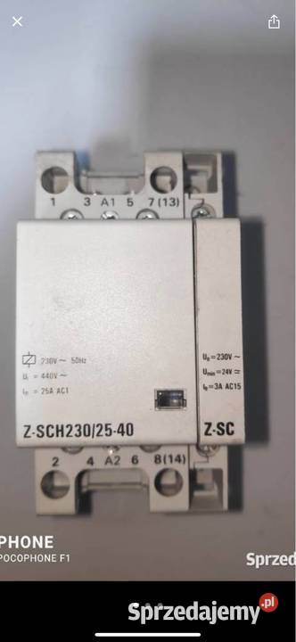 STYCZNIK INSTALACYJNY ZSCH2302540 EATON 248847 z śląskie Gliwice