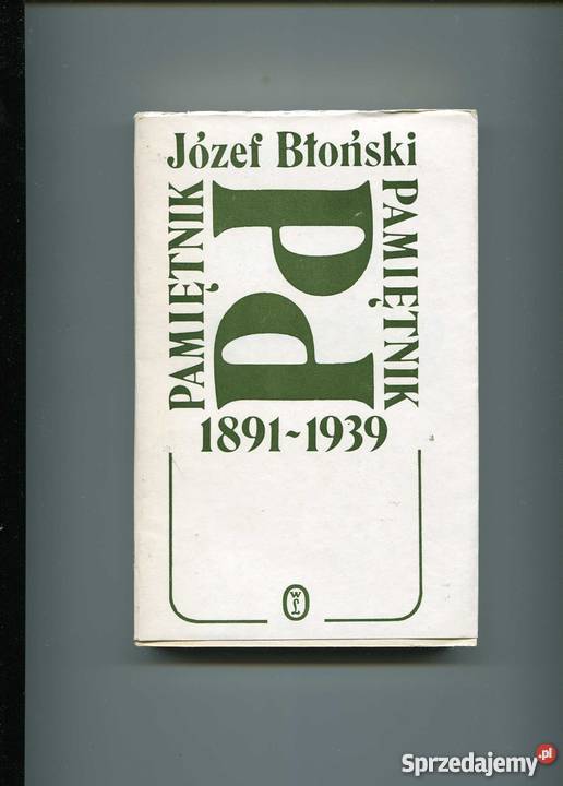 Pamiętnik 1891-1939 Błoński