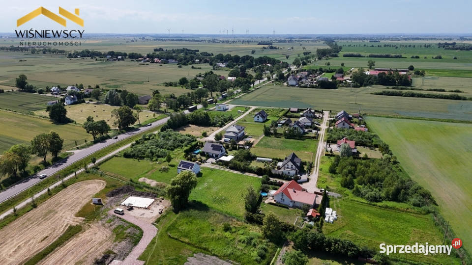 Działka 1580 m z mediami Cisy k Malborka