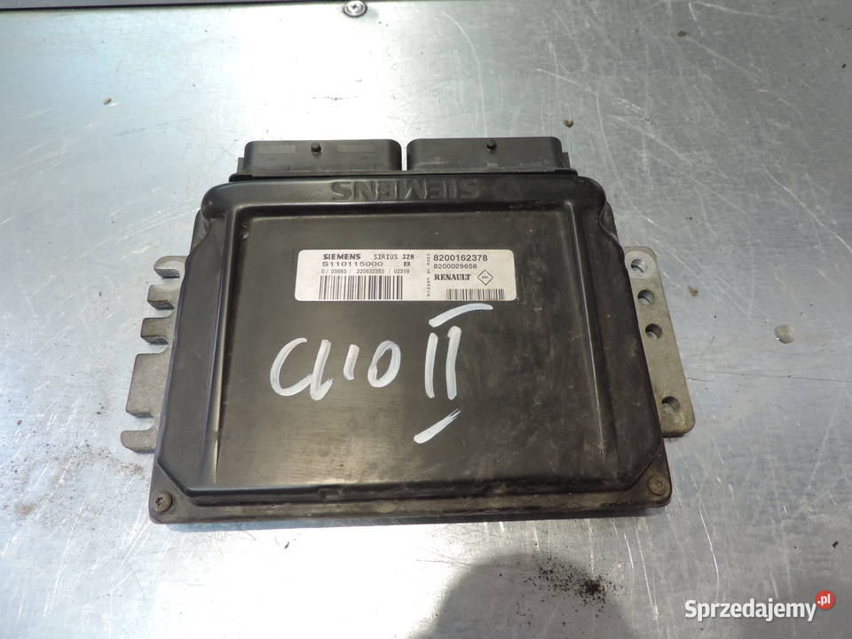 STEROWNIK KOMPUTER CLIO II 12 8200162378 osobowe małopolskie Nowy Sącz