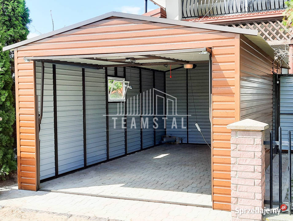 GARAŻ BLASZANY 35m x 6m dwuspad Brama drzwi Wieliczka