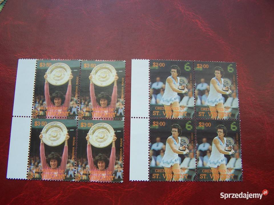 Grenadyny i St Vincent 1988 4x MNH Sport Tenis śląskie Tychy