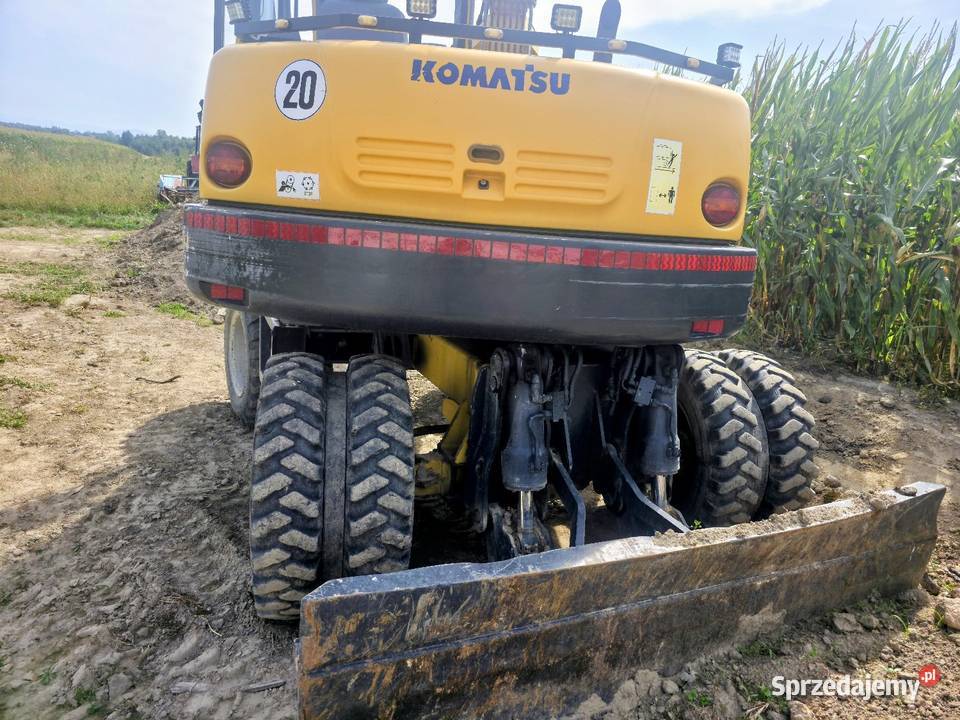 Koparka obrotowa Komatsu pw95r 2005r Rok produkcji 2005 Jastrzębie-Zdrój sprzedam