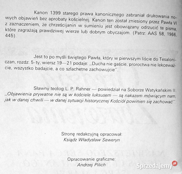 Centuria Orędzia Zbawienia Tom 2 Pozostałe Chełm