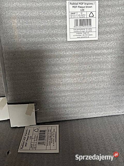 Podkłady Grawerton MDF LEE 12 x 15 Pozostałe Szczecin
