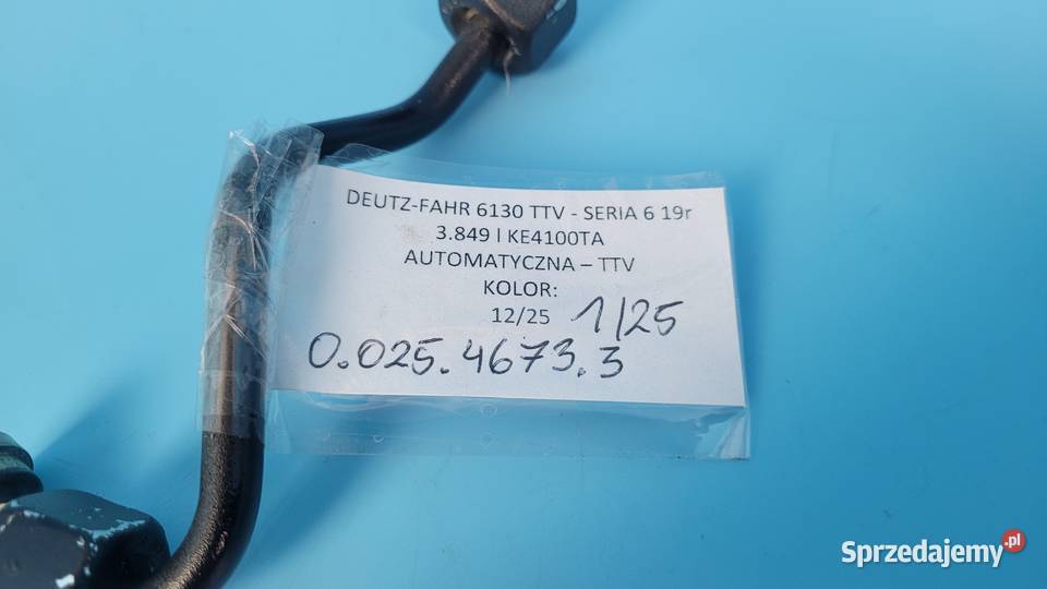 DEUTZFAHR 6130 TTV PRZEWÓD RURA HYDRAULICZNA Rolnictwo kujawsko-pomorskie Kolno