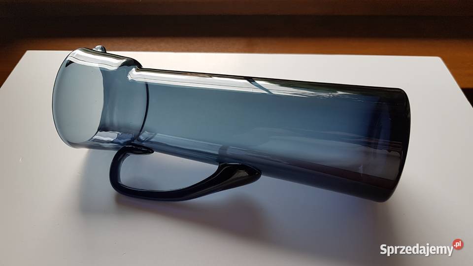 Stary szklany dzban dzbanek kolorowe szkło Dąbrowa Górnicza