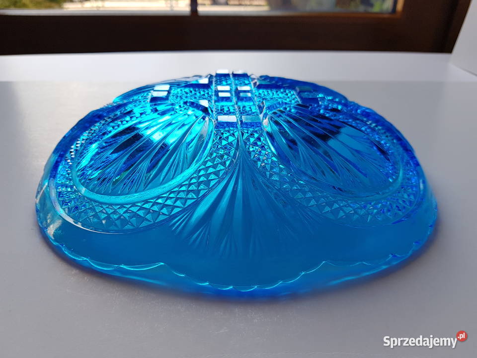 Półmisek Verre Brillant Ząbkowice kolorowe szkło Dąbrowa Górnicza