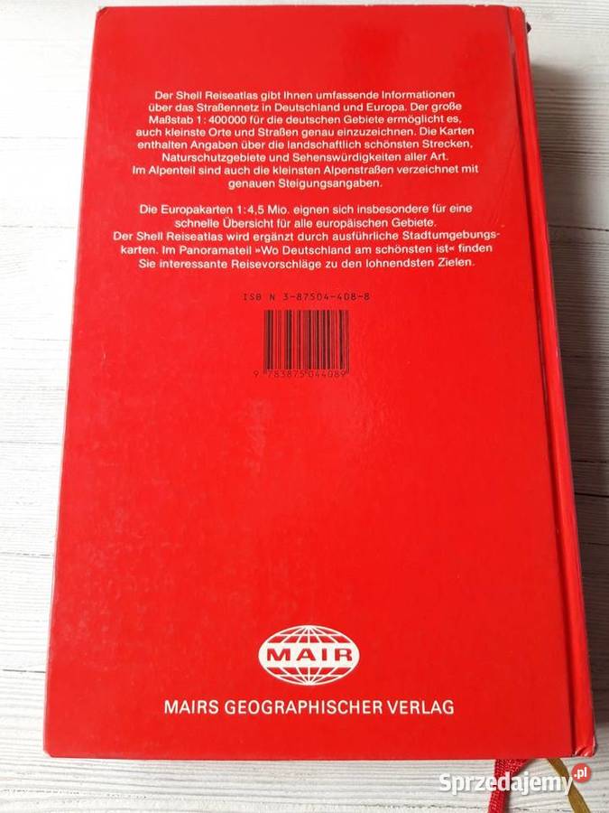 Shell Reiseatlas Deutschlan und Europa 1989 1991 sprzedam