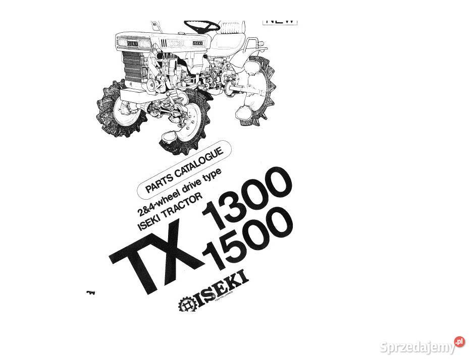 ISEKI TX 1300 TX 1500 katalog części jang Kielce sprzedam