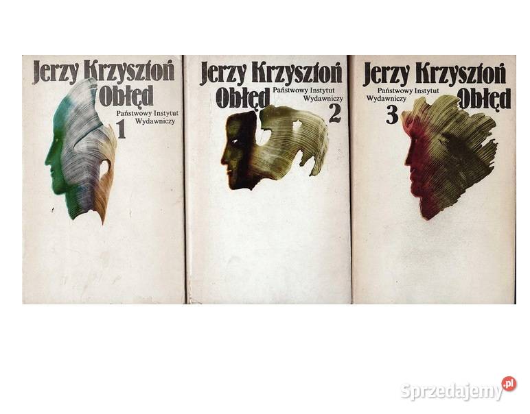 Obłęd Krzysztoń Jerzy 3 tomy Załom