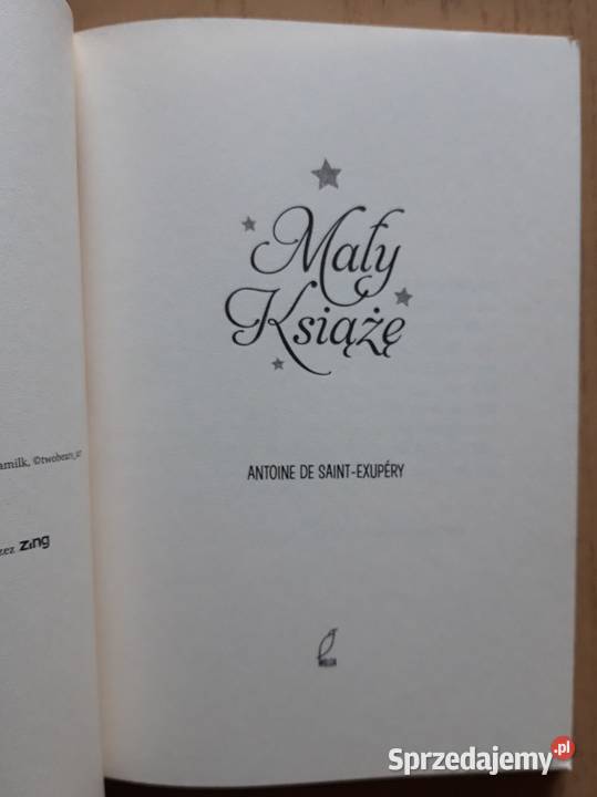 Mały Książę Antoine de SaintExupry Suwałki