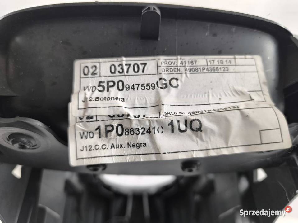TUNEL SRODKOWY SEAT LEON II 1P08632141C Sprężyny gazowe wielkopolskie