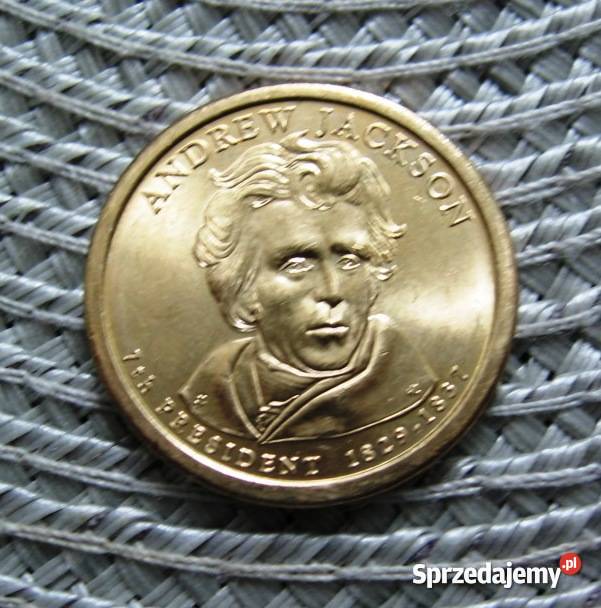 USA 1 Dolar 2008r Andrew Jackson Prezydenci Kalisz