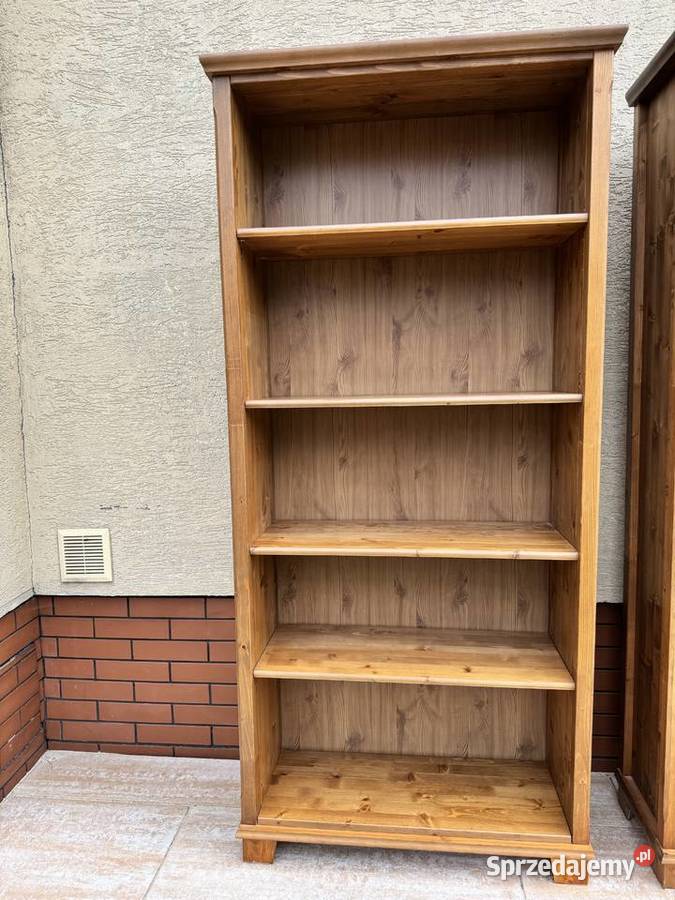 Regał na książki biblioteczka szafa sosnowa Sulbiny sprzedam