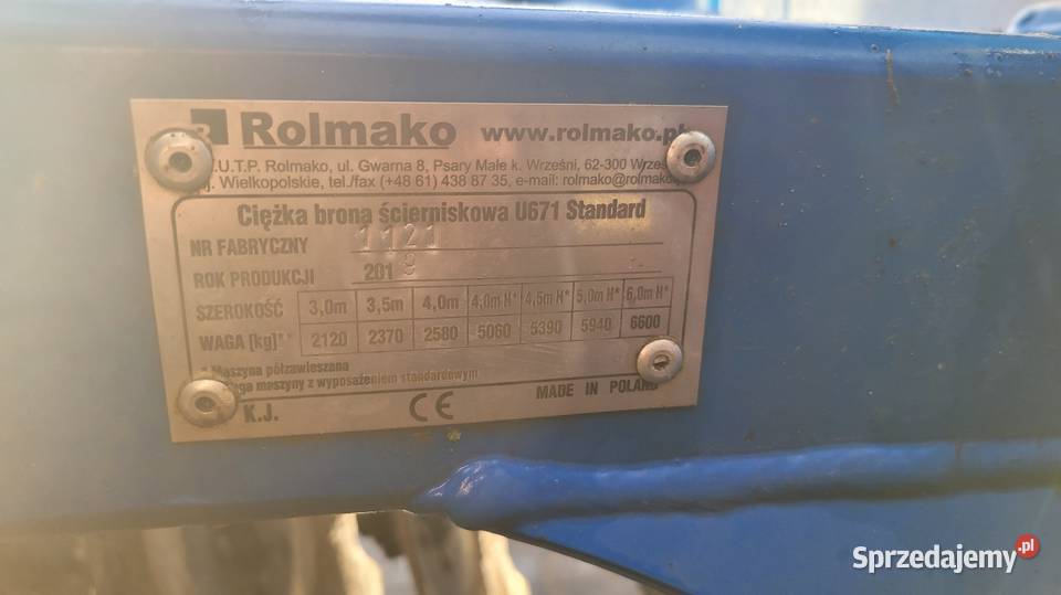 Talerzówka rolmako u671 Kózki sprzedam