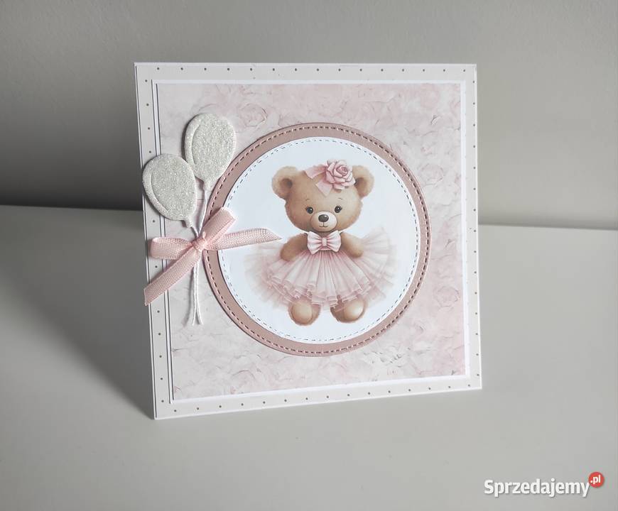 Kartka ręcznie robiona na Narodziny urodziny z