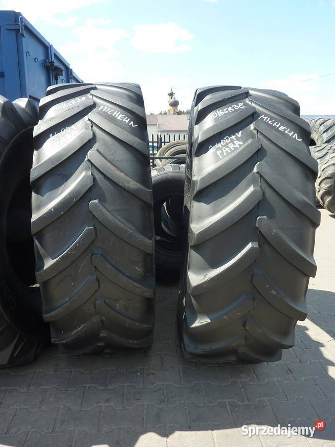2x Opona używana rolnicza 54065R38 MICHELIN Zaścianki sprzedam