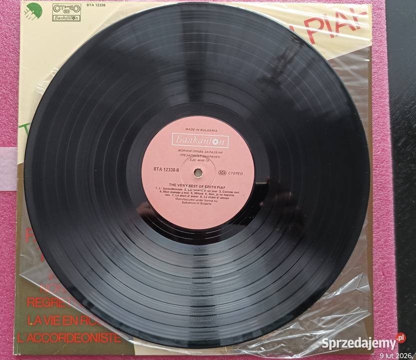 Dwa albumy winylowe Edith Piaf Wronki sprzedam