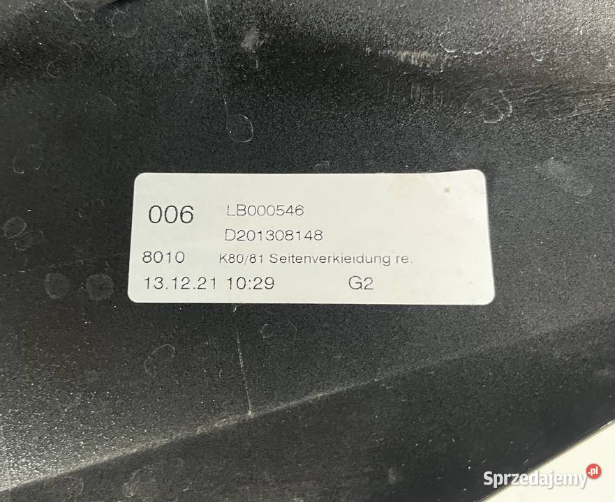 BMW F 750 GS K80 Owiewka boczna Bok Plastik P Łobżenica