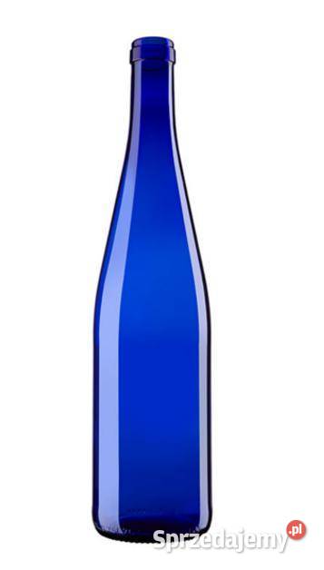 Butelka szklana do wina BLUE niebieska 750ml Warszawa sprzedam