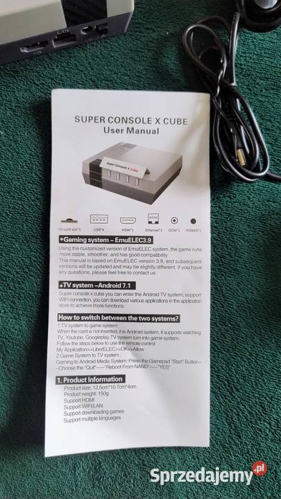 Konsola do gier retro Kinhank 256gb gier Suwałki