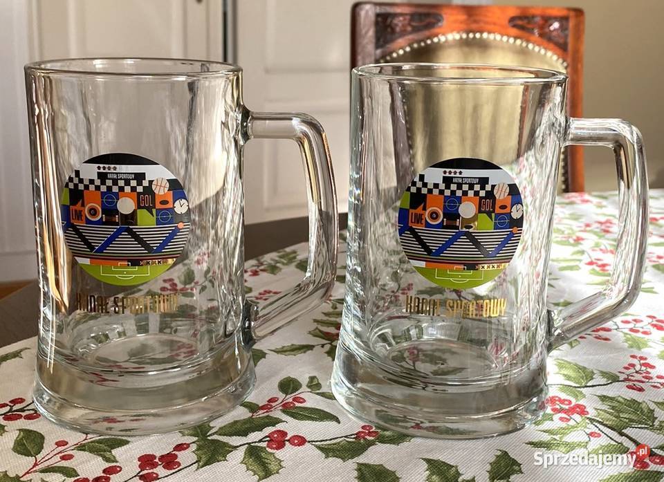 Kufle Kanał Sportowy poj 05 l komplet 2 Warszawa sprzedam