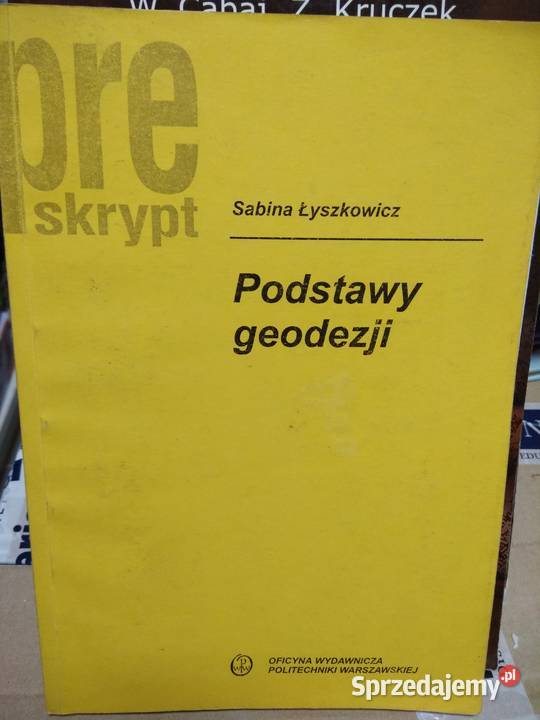 Podstawy geodezji Warszawa sprzedam