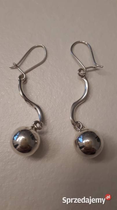 Kolczyki srebrne kulki Radom