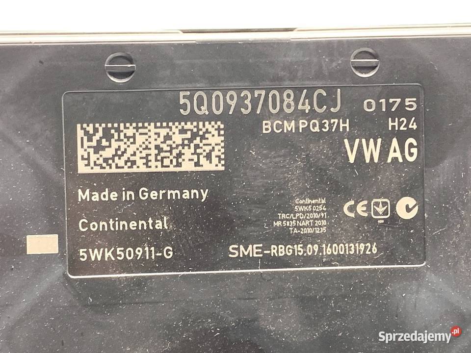 MODUŁ KOMFORTU VW GOLF VII 5Q0937084CJ Hatchback