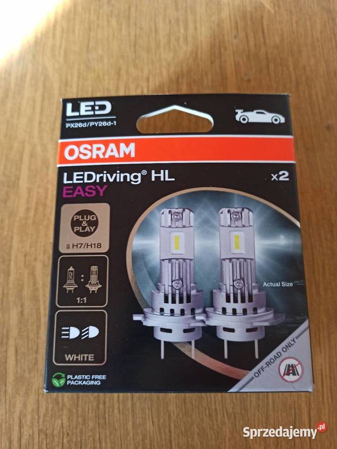 Osram ledriving hl easy h7 12v 162 w 6000k osobowe Żarówki samochodowe Pniówek