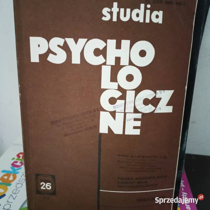 Studia psychologiczne tanie książki z wyprzedaży sprzedam